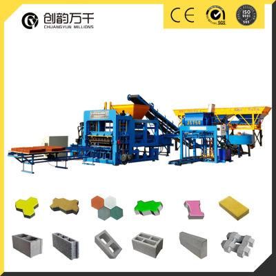 Qt 12-15 Automatic Cement Brick Block Machine
