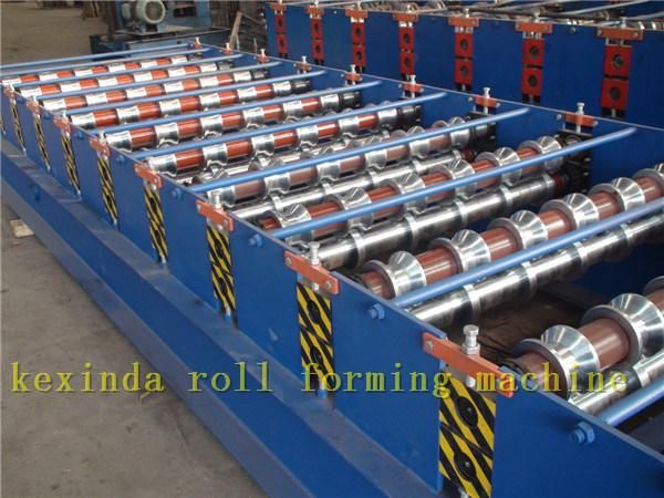 1000 Horizontal Pbr Panel Roll Forming Machine Parking Tiles Making Machinery Manually