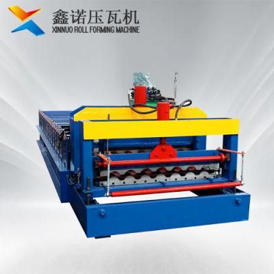 950 Galvanized Coil India Glazed Tile Roll Forming Machine Floor Tile Making Machine