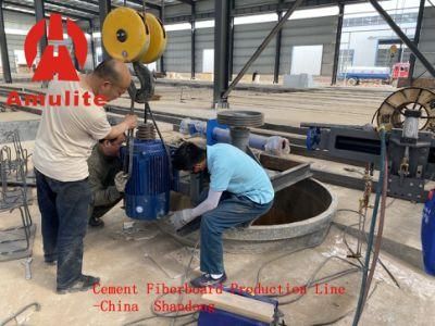 There Are About One Hundred Workers Many Factories to Build Factories Fiber Cement Board Machine