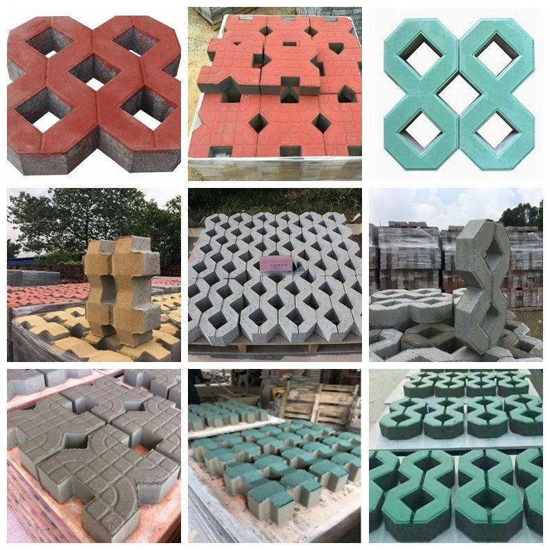 Interlock Brick Machine Cement Block Brick Machinery Hollow Paving Tile Slab Curbstones Moulding Machinery Quotation