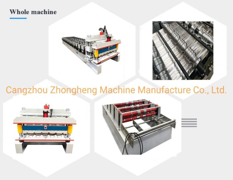 Maquia Formadora De Calamina Teja Colonial Machine Glazed Tile Roll Forming Machine