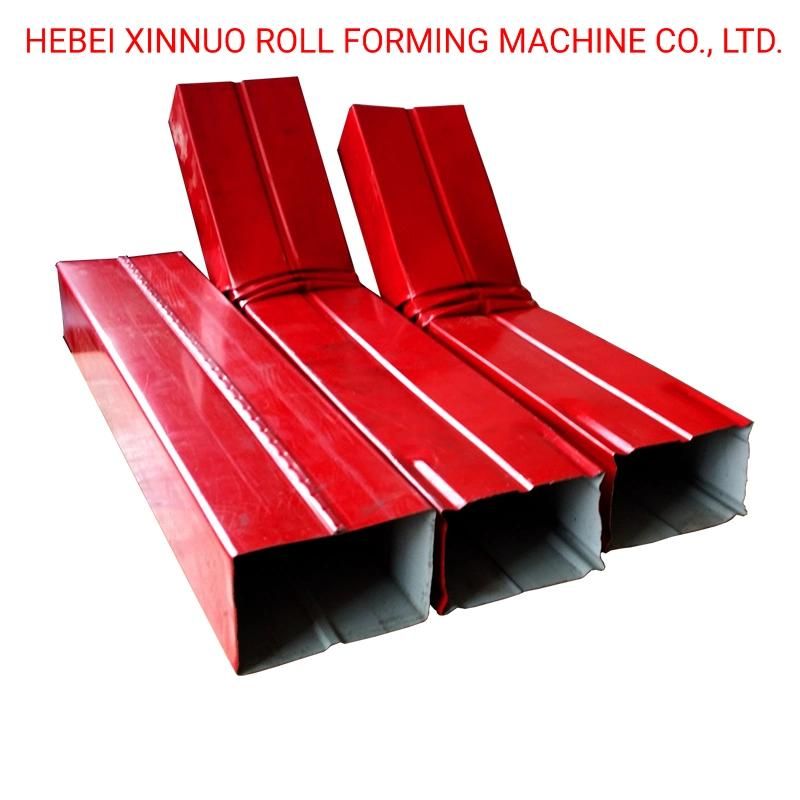 Steel Tube Rainspout Roof Tile Making Downspout Roll Forming Machine