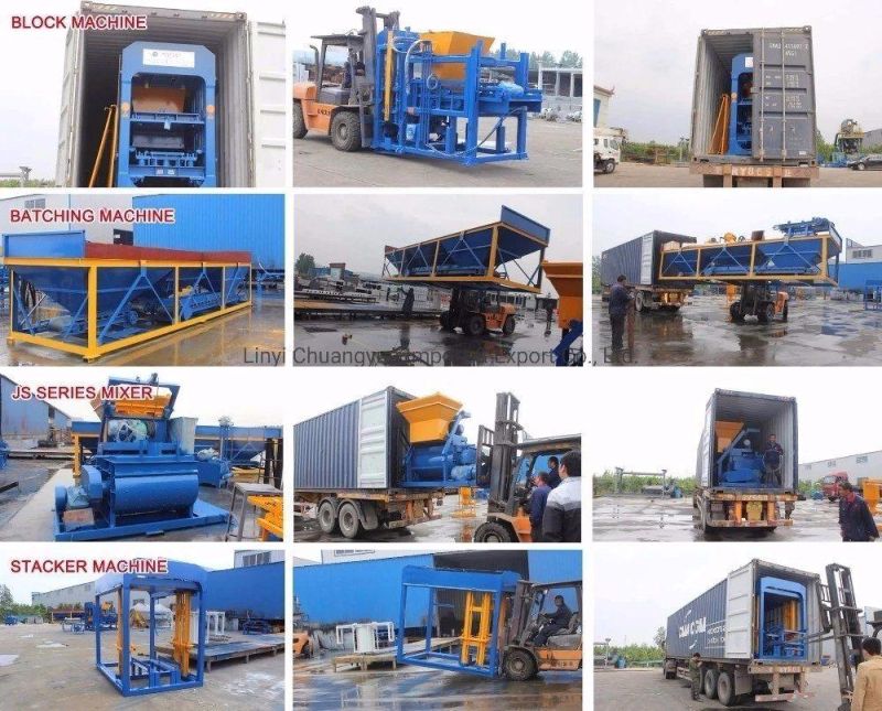 Qt4-15 Automatic Cement Block Making Machine Paver Hourdis Brick Machine