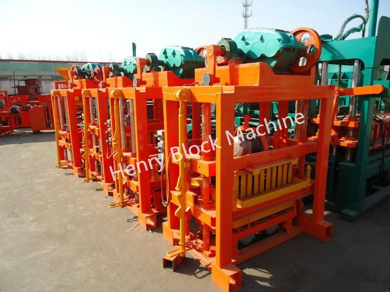 Qtj4-40 Simple Block Machine Small Concrete Hollow Block Machine Paver Machine Curbstone Machine Best Sale