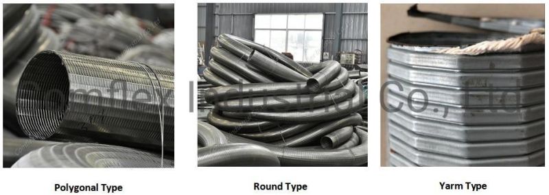 Round or Polygonal Interlock Stripwound Hose Forming Machine for Inner Exhaust Pipes^