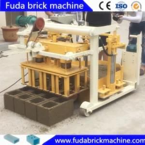 Movable Hydraulic Concrete Hollow Standard Brick Block Molding Machine