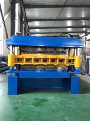 Popular Building Material Trapezoidal Tile and Corrugated Roof Panel Roll Forming Machine
