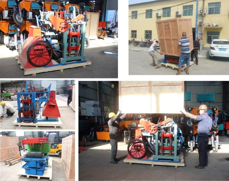 High Pressure Manual Brick Concret Cement Block Making Machine Production Line Blocks Price List