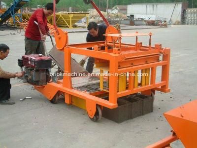 Mobile Concrete Hollow Block Making Construction Machine