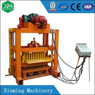 Qtj4-40&#160; Concrete Cement Hollow Solid/Paver Block Making Machine&#160; with Vibrator
