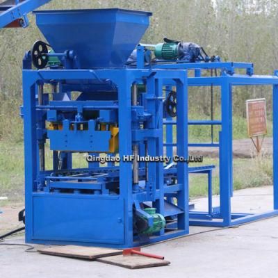 Qt4-26 Concrete Block Making Machine Block Machine Maker Small Investment Concrete Brick in Colombia