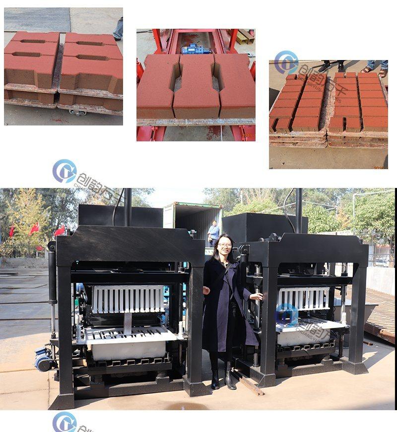 Qt4-15 Semi Automatic Concrete Block Production Line Brick Making Machine for Sale