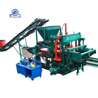 Qt4-20 Hydraulic Press Semi Automatic Concrte Hollow Blcok Cement Brick Making Machine