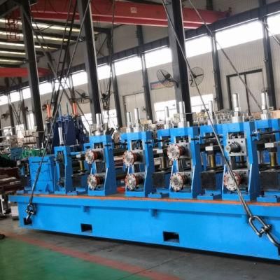 Hf Welded Round Carbon Rectangular Flat Pipe Making Machine Steel Tube Mill