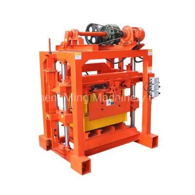 Manual Fly Ash Concrete Solid Block Brick Making Machine Price for Sale