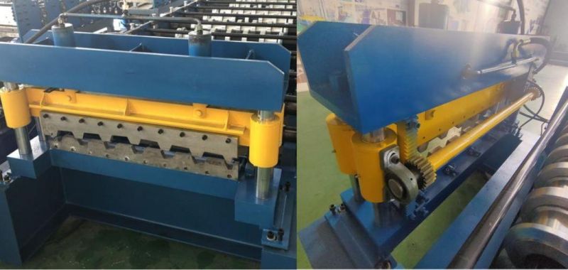 Full Automatic Floor Decking Tile Making Machinery High Speed Floor Tile Forming Machine