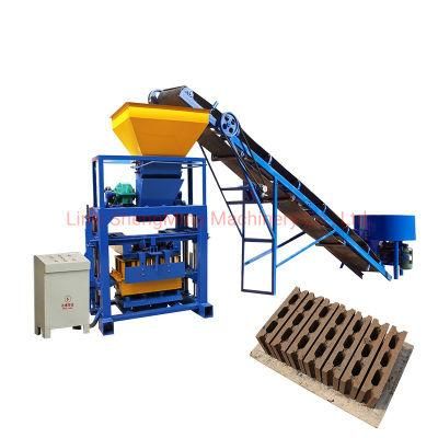 Small Type Semi-Auto Cement Concrete Hollow Block Machine