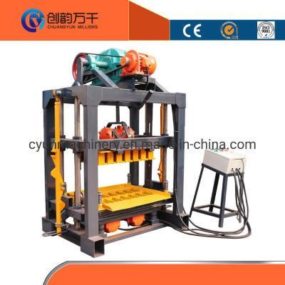 Qtj4-40 Small Scale Industries Machine for Concrete Hollow Block and Solid Brick