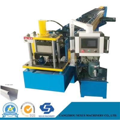 Nexus Rain Gutter Roll Forming Machine Ogee Gutters Making Machinery