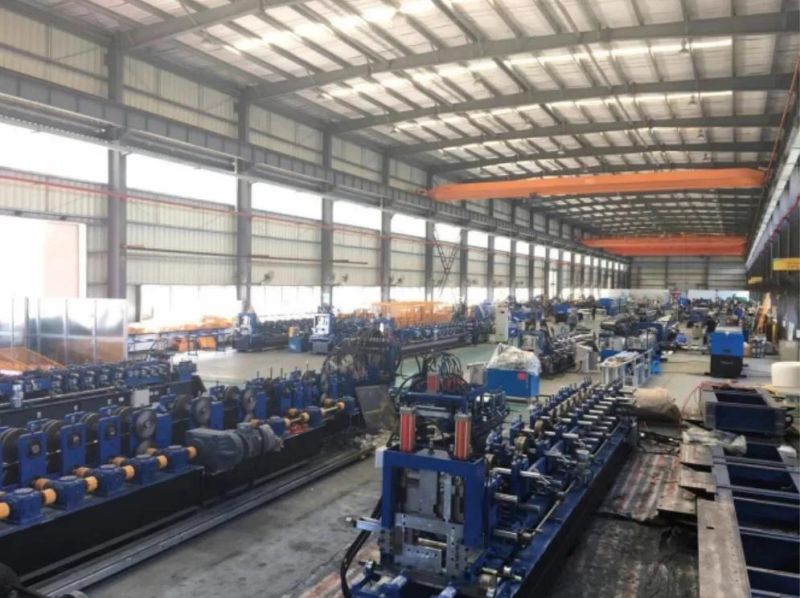 Cold Rolled Aluminum C Purlin Metal Roll Forming Machine