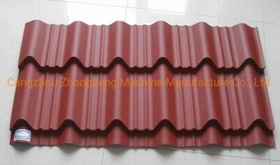 Maquia Formadora De Calamina Teja Colonial Machine Glazed Tile Roll Forming Machine
