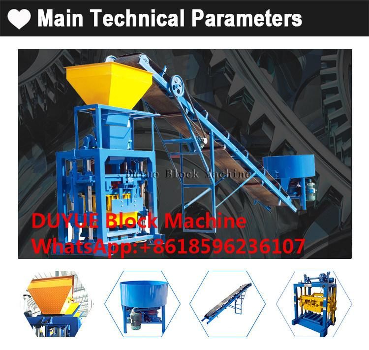 Qt40-1 Fly Ash Brick Making Machine in Africa