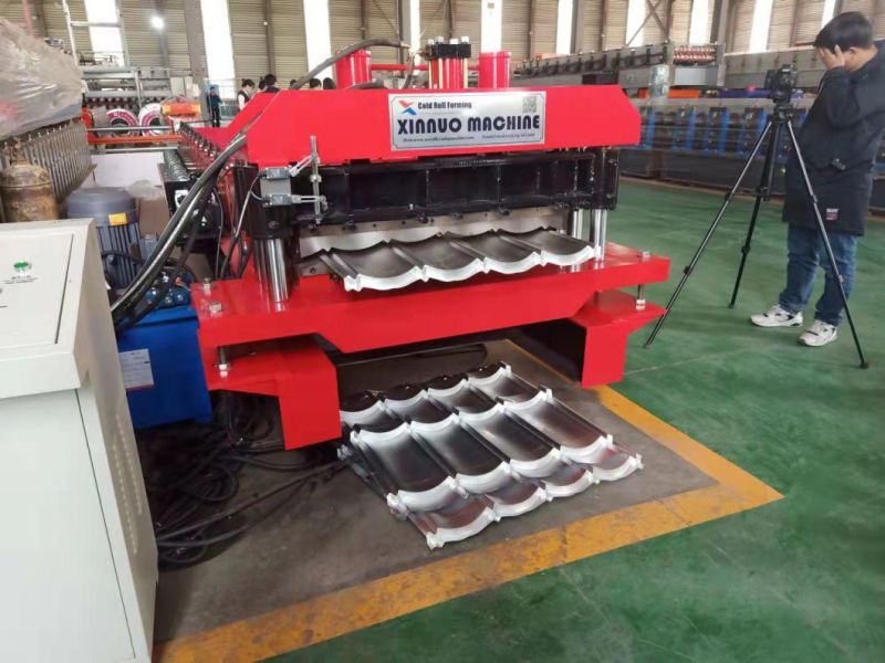 Glazed Tile Aluminium Roofing Panel Making Roll Forming Machine