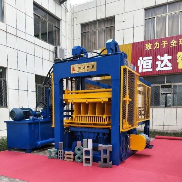 High Capacity Qt10-15 Brick Making Machine Paving Interlocking Brick Machine