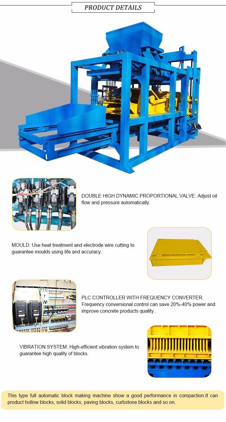 Qt8-15 Concrete Block Making Machine Hollow Brick Machinery Price