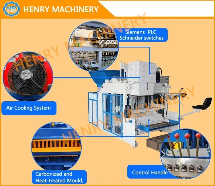 Qt 10-15 Full-Automatic Germany Technology Concrete Hollow Block and Paver Block Machine Line
