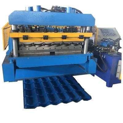 Ibr Corrugated Metal Sheet Aluminum Glazed Tile Roof Making Roll Forming Machine