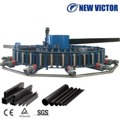 Welding Rectangular Tube Production ERW Ms Steel Pipe Weld Mill Rolling Forming Making Machine