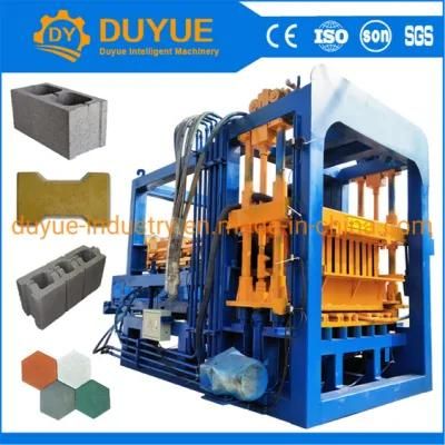 Qt4-20 Fully Automatic Concrete Block Making Machine in Zambia, Cement Paving Interlock Hollow Hydraulic Brick Machine for Sale