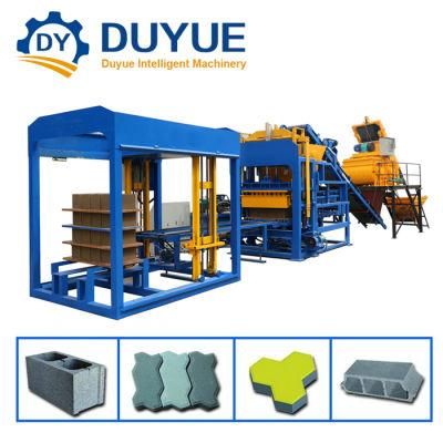 Qt4-15 Hydraulic Fully Automatic Concrete Mould Machine for Hollow and Paving Moulds in Zambia Germany Technology Price