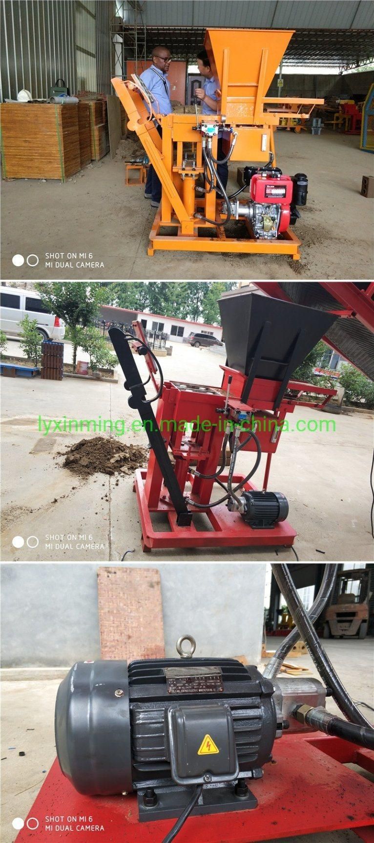 Xinming Xm2-25 Clay Interlocking Block Making Machine Brick Machine for House