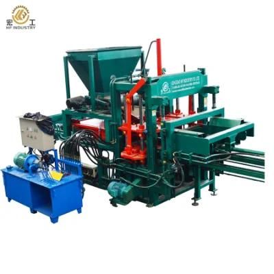 Qt4-20 Interlocking Cement Block, Good Quality Hollow Concrete Brick Making Machine