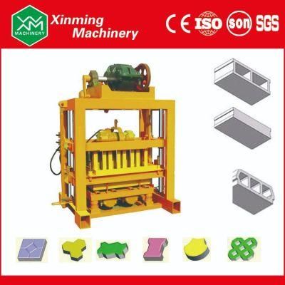 Qt4-40 Semi Automatic Cement Brick Making Machine