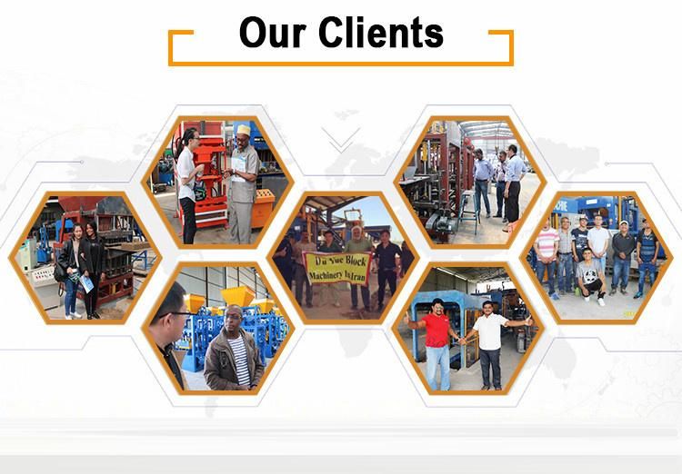Qt4-24 Duyue Hollow Block Machine, Concrete Brick Making Machine, Cement Block Maker