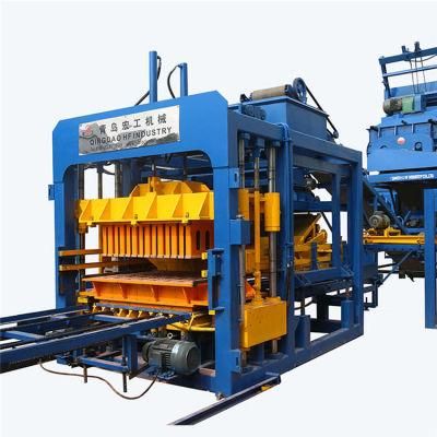 Qt10-15 Automatic and Hydraulic Concrete Interlocking Paving Brick Maker Machine Factory