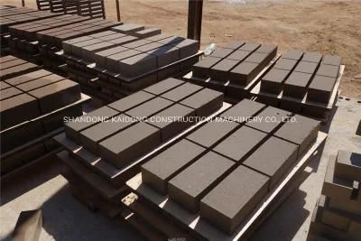 Mobile Type Concrete Hollow Block Brick Paver Making Machine Qtm10-15