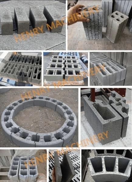Medium Capacity of The Qt4-24 Munual Hollow Concrete Block/Brick Making Machine with Low Investment