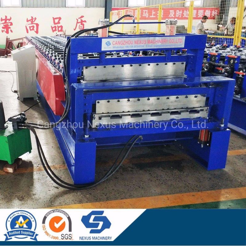 TM20&Modern Profile Roof Sheet Roll Forming Machine Export to Canada