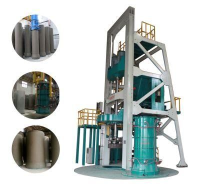 Low Energy Consumption Vertical Extruder Machine for Cement Pipe 800-1650/2m