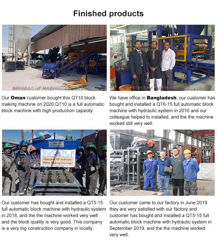 T10 German Technology Large Capacity Block Making Production Line Brick Machine
