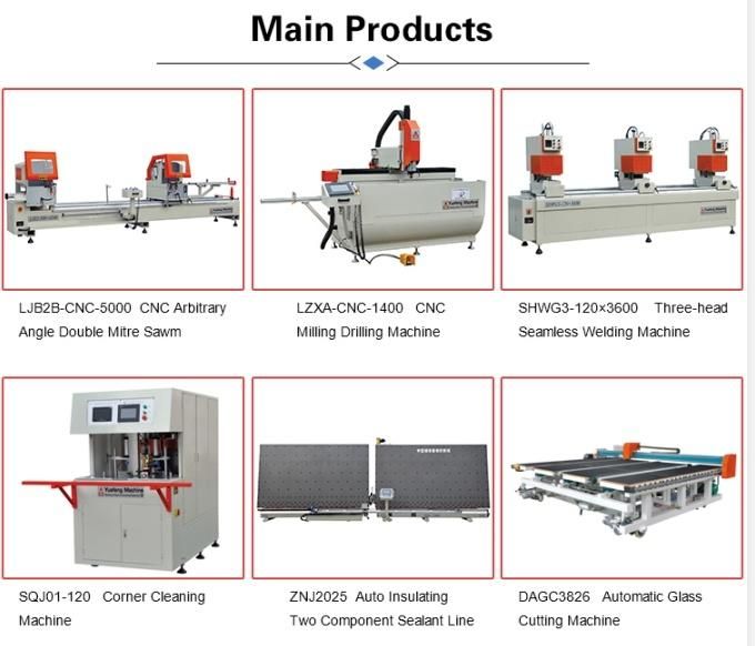 Automatic UPVC Welding and Cleaning Production Line Machine