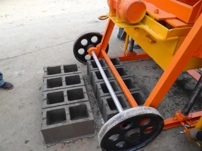 Qmy4-45 Mobile Block Machine Line Hollow Block Making Machine