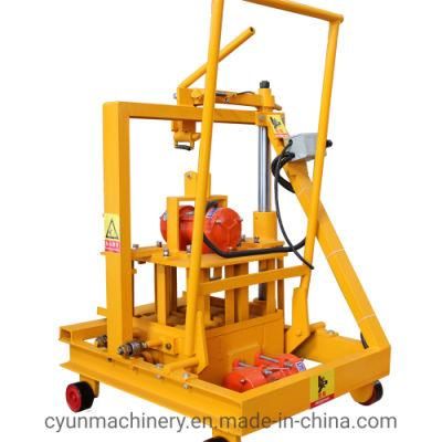 Qmy2-45 Small Cheap Hollow Blcok Machine Movable Paver Machine
