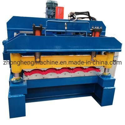 Machinery Manufacturing Machine Glazed Tile Forming Machine Hydraulic Cutting Color Glazed Steel 45# High-End Forming Machine