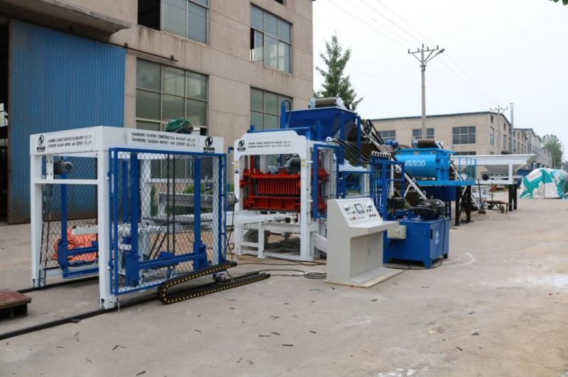 Automatic Concrete Block Brick Making Machine